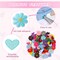 120 Pieces Flower, Heart Patches Mini Embroidery Applique Patches Colorful Sew Iron on Patches for Clothing Repair Decorations DIY Craft (Flower, Heart)